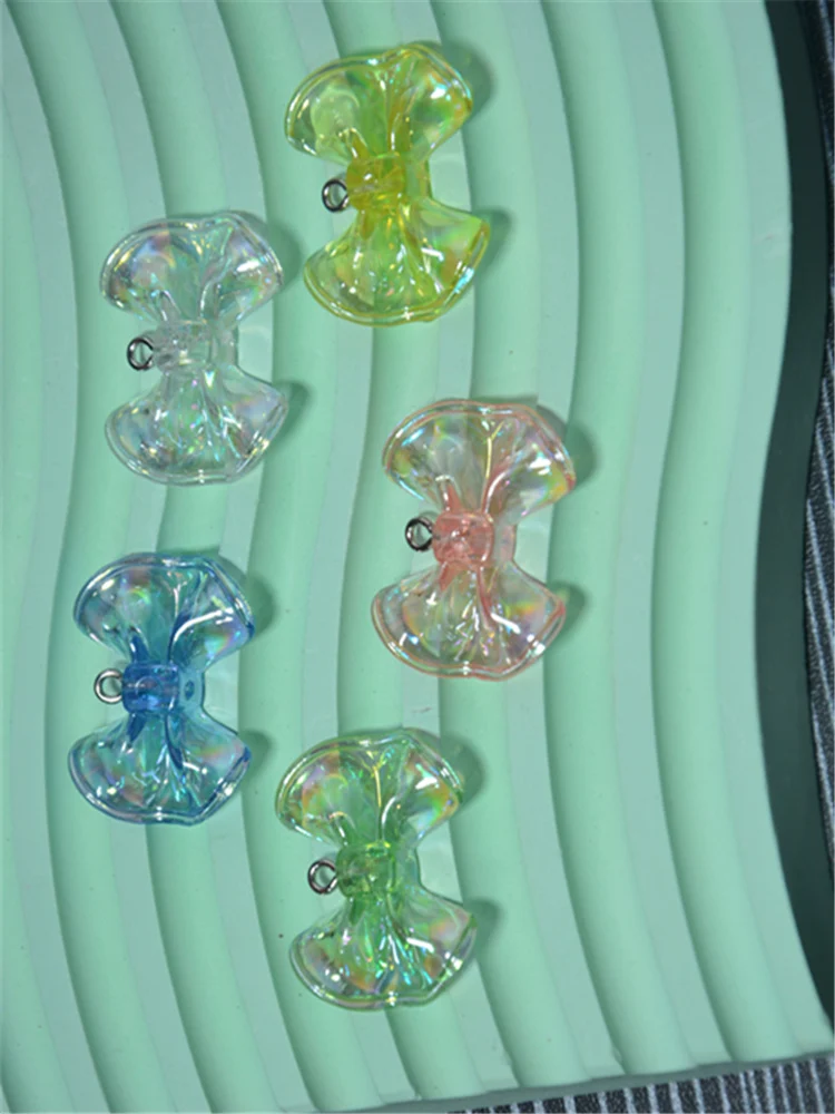 

10pcs bow Resin Charms for DIY For Jewelry Making Key Bracelet Earring Necklace Pendant Supplies 430
