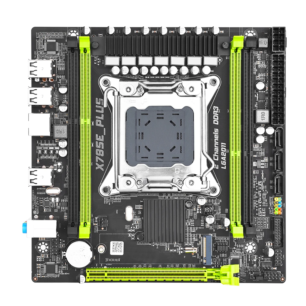 Материнская плата X79 SE LGA 2011 E5 2670 V2 4x16 ГБ = 64 Гб DDR3 1333 ...