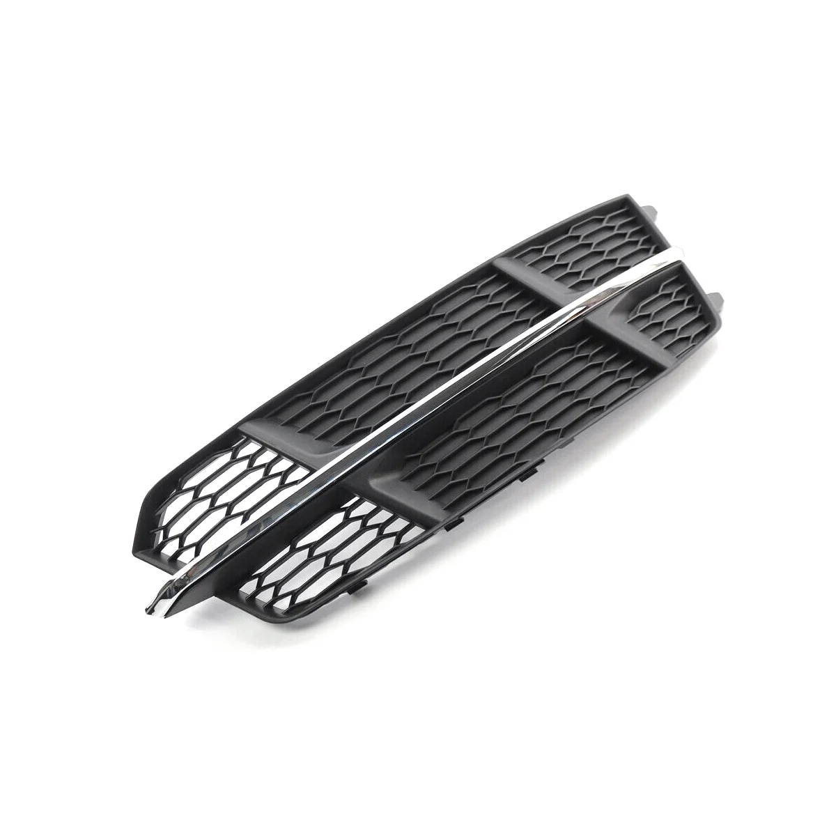 

Right Front Lower Bumper Fog Light Grille Grill Cover 4G0807682AN for A6 C7 2014-2018 Black Chrome
