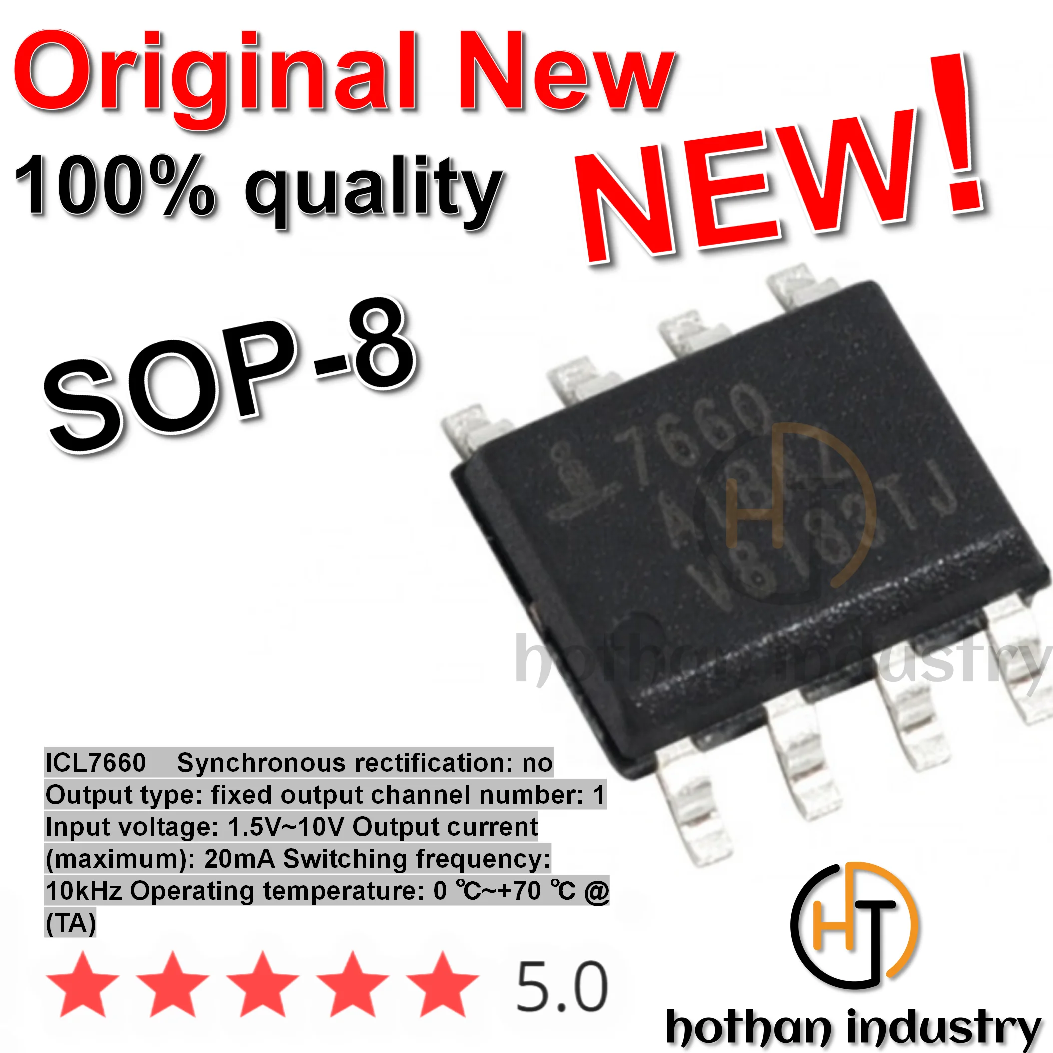 

【5pcs】hothan 2021+ 100% Imported New Original ICL7660 7660