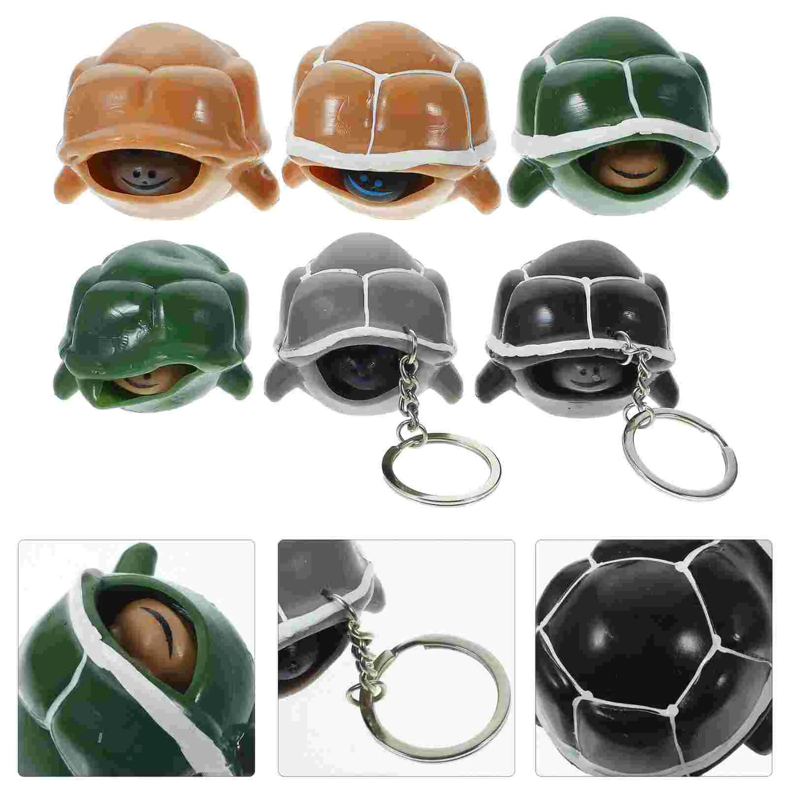 

6Pcs Sensory Turtle Toys Squeeze Tortoise Toy Squeeze Animals Squeeze Plaything