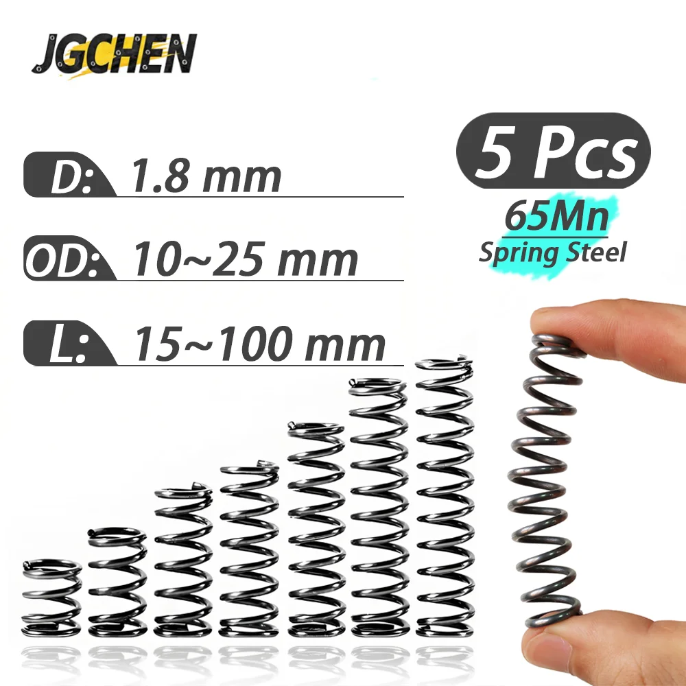 

Пружины сжатия 65Mn 1,8 мм 5 шт.