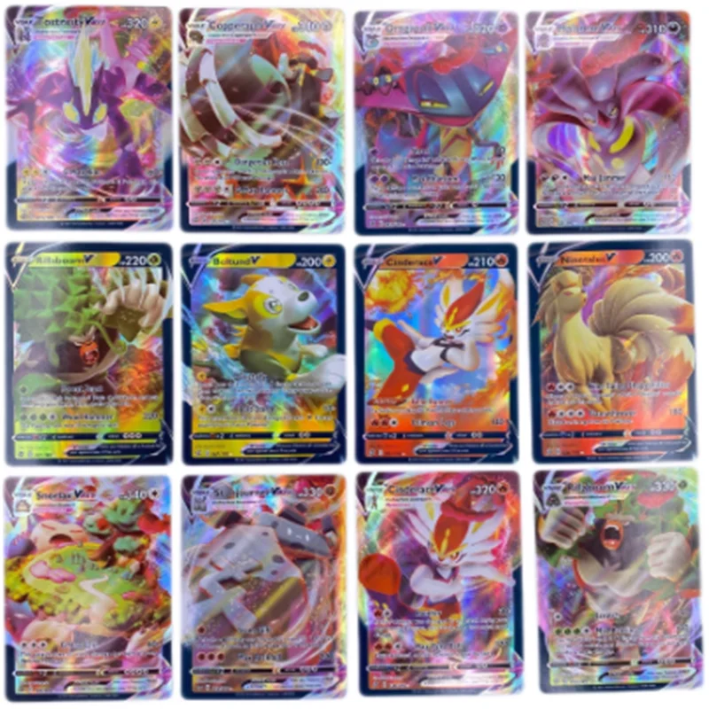 5-300 шт. детская игра Pokemon Kaarten 300 в |
