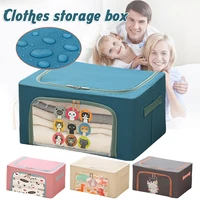 household clothing storage bag multipurpose waterproof quilt organizer large capacity closet organizer with visual window