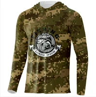long sleeve hooded fishing shirts fishing jersey hoodie camouflage performance fishing gear sun protection