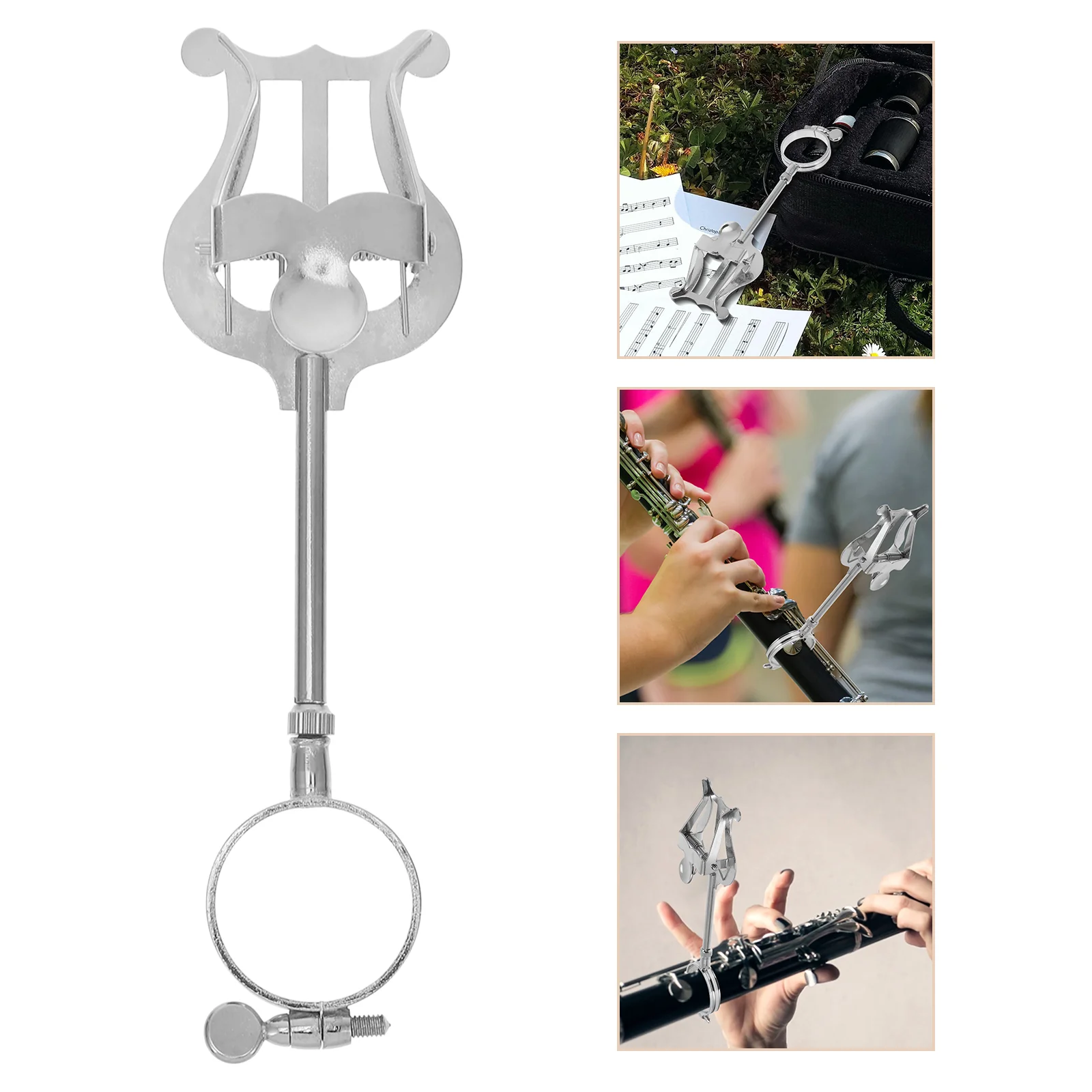 Саксофон маленький кларнет музыкальная папка студенческая подставка для