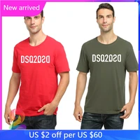 summer casual mens and womens tshirts simple letter logo crew neck tee shirt dsq2 plus size t shirt