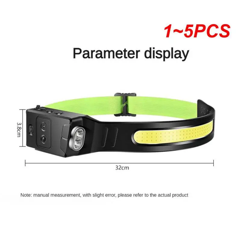 

Фонарь налобный с датчиком освещенности, 1200 мА · ч, USB Type-c, 1-5 шт.