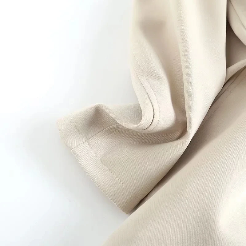 Withered England Style Office Lady Loose Single Jacket Fashion Simple Breasted Boyfriend Casual Blazers Women Tops