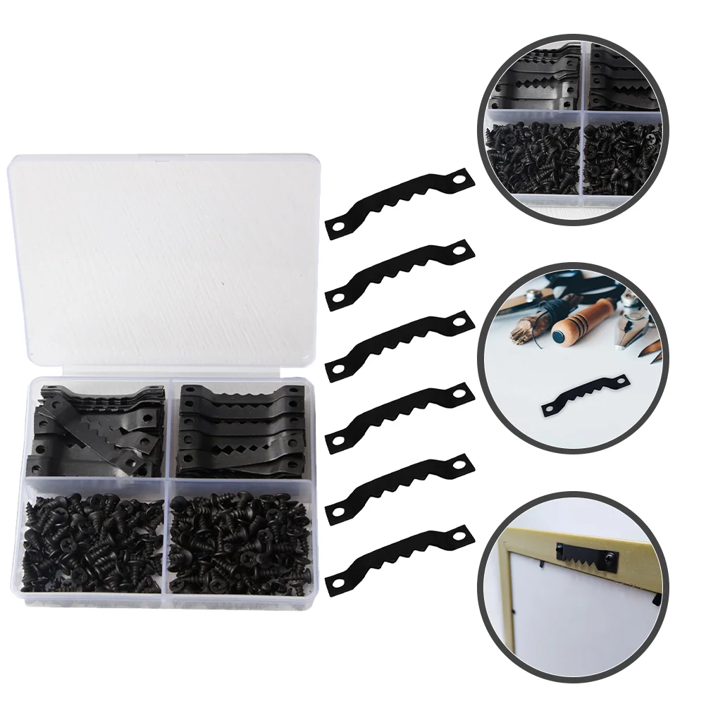 100 шт. пилообразная вешалка для картин холщовые вешалки крючки настенного