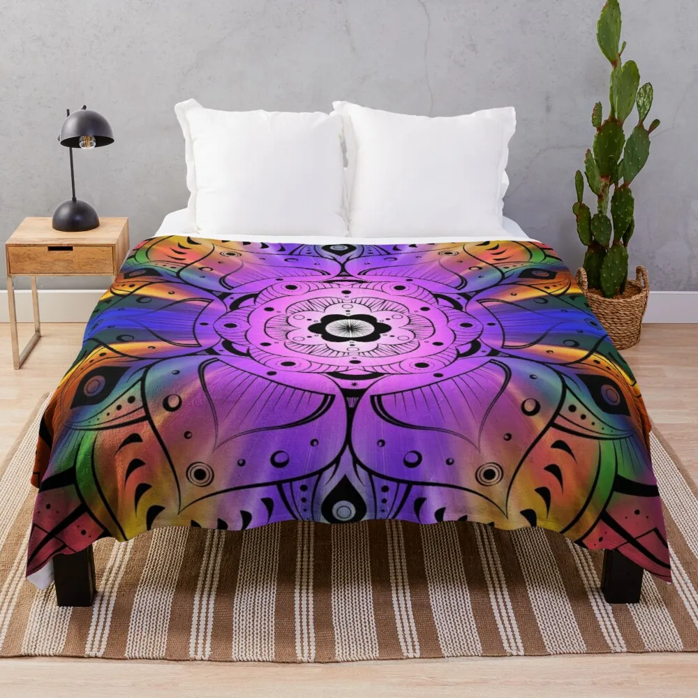 

Mandala Hippie Dream / Spiritual Meditation Mandala Throw Blanket cute blanket