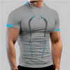 2022 Men's Summer Casual Comfortable Tight-Fitting T-Shirt Sports Gym Sportswear Quick-Drying Breathable Shirt XXS-6XL 2