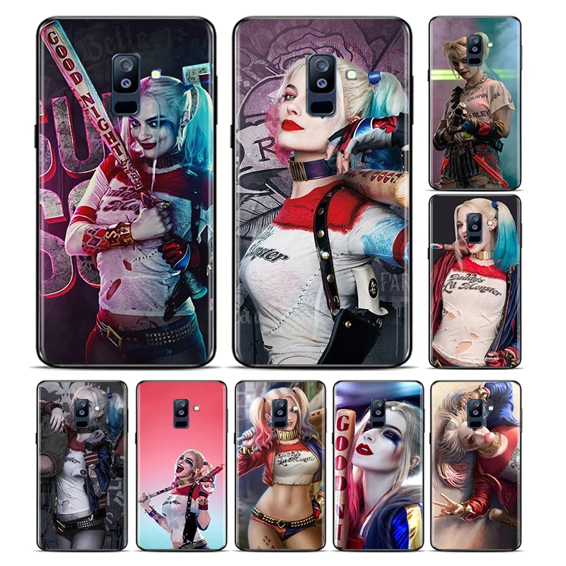 Отряд Самоубийц Harley Quinn для Samsung Galaxy A8S A9S A6S A9 A8 A7 A6 A5 A3 Star Plus 2018 2017 2016 черный чехол