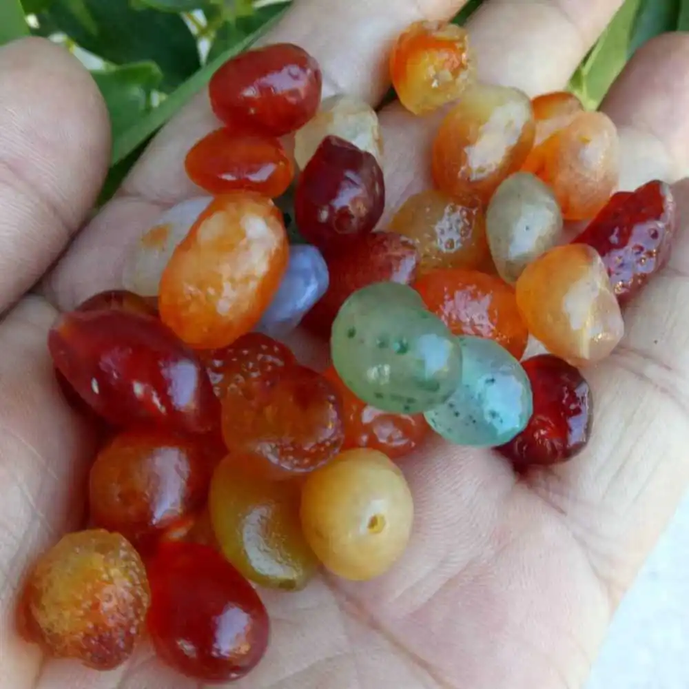 

10pcs Natural Color Jade Gemstone Lucky Loose Beads Glowing Elegant Blessing Wristband Chakra Bohemia Pray Energy Inspiration