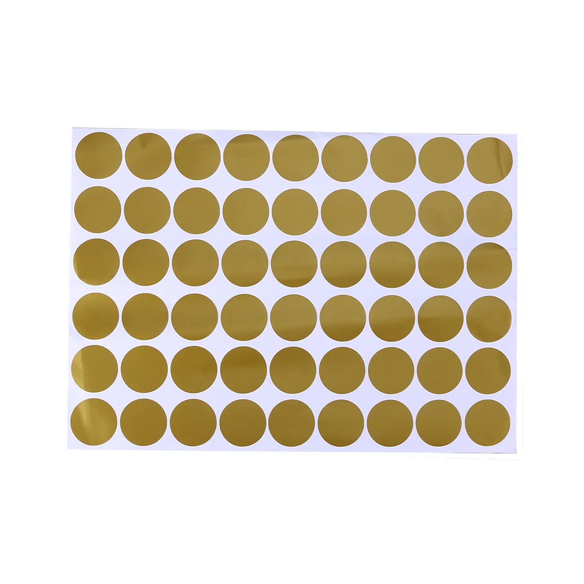 

54 Decals Gold Dot Wall Stickers Removable Metallic Dot Decals Round Sticker for Festive Wall Decor Baby Nursery Kids Room 4cm