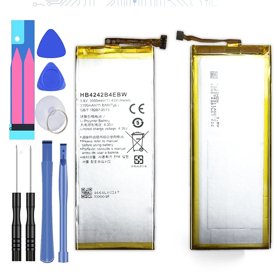 

Аккумулятор HB4242B4EBW на 3100 мА · ч для Huawei Honor 6 Honor6 4X 7i
