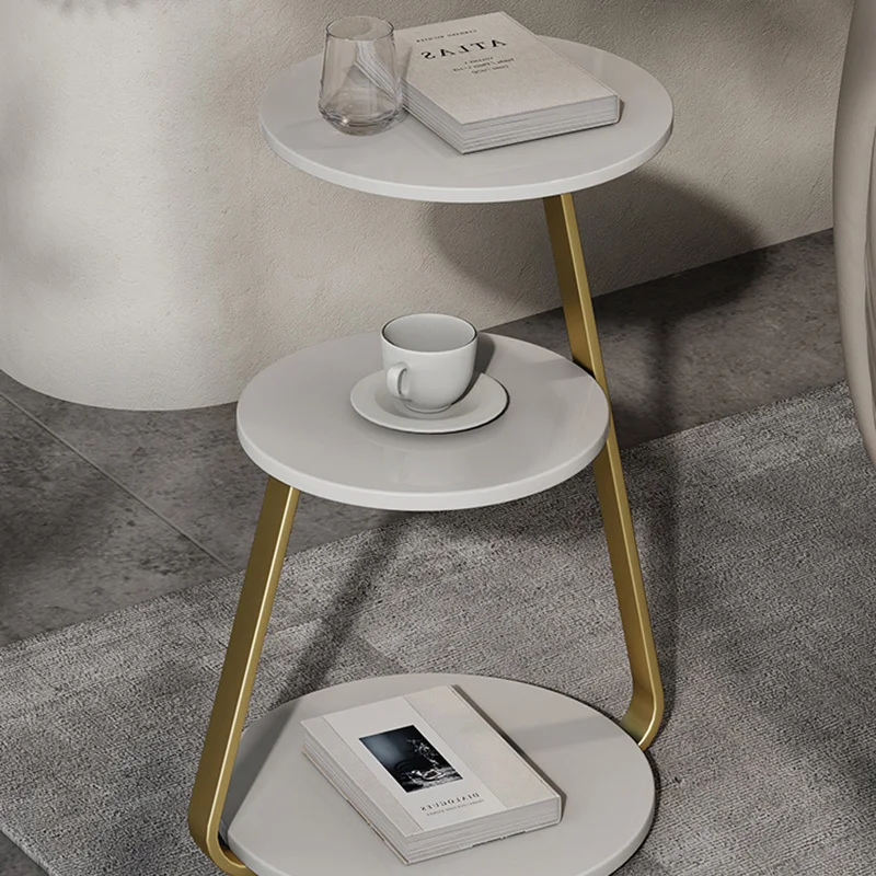 Роскошные журнальные столики современный легкий портативный круглый маленький