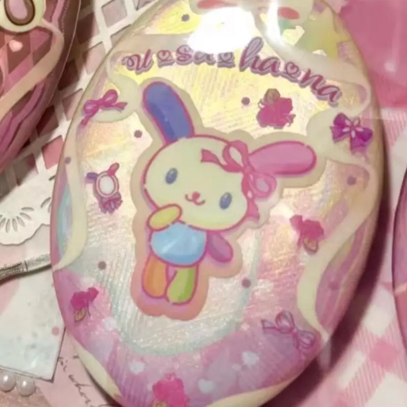Фото Милые значки-зайчики Sugarbunnies в стиле Kawaii Anime, эллиптические аксессуары для рюкзаков, декоративные значки-игрушки, подарок для друзей №5