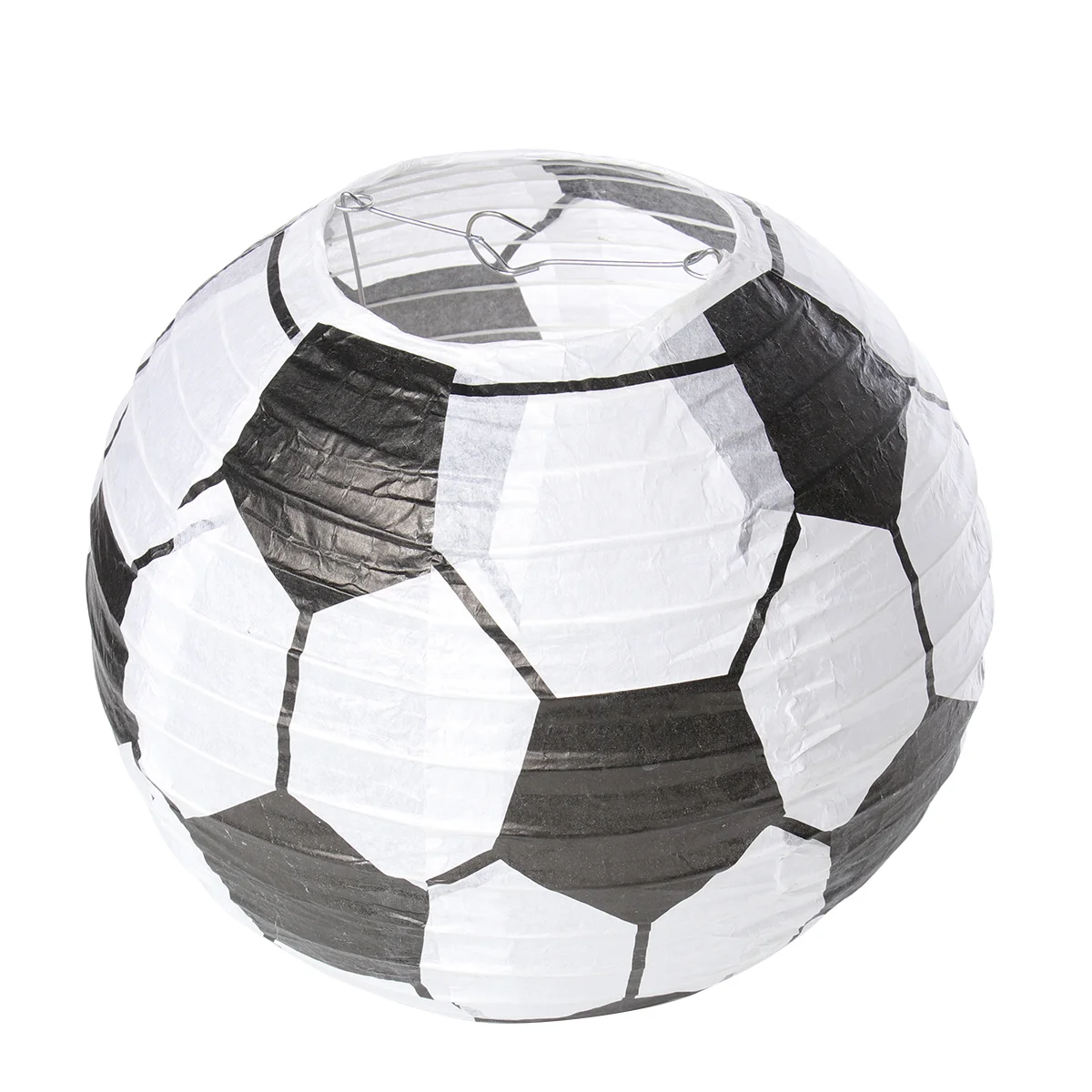 

Soccer Paper Party Lantern Decorations Lanternshangingfootball Birthday Supplies Decorationkids Centerpieces Blackwhite Decor