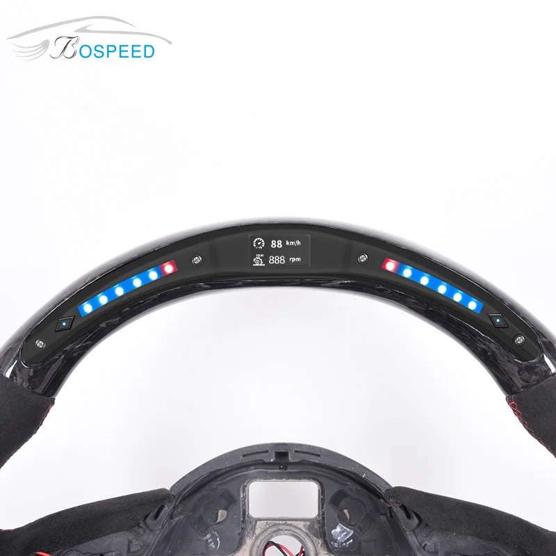Светодиодный льное Рулевое колесо для Audi B9 B8.5 A4 A3 A6 A7 A5 A8 RS3 RS4 RS5 RS6 R8 TT кованое