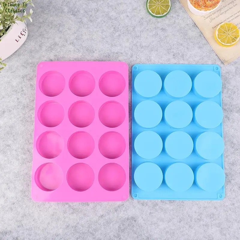12 Holes Silicone Cake Mold Baking Pastry Chocolate Pudding Mould DIY Muffin Mousse Ice Creams Biscuit Cake Decorating Mold Tool