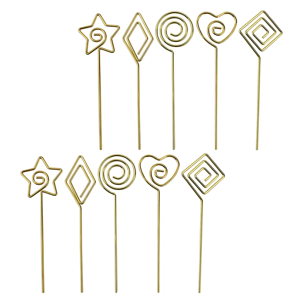 

Holderclips Table Photo Picture Number Wire Holders Place Clipmemo Picks Star Gift Stand Cake Clampstables Floral Sticks Note