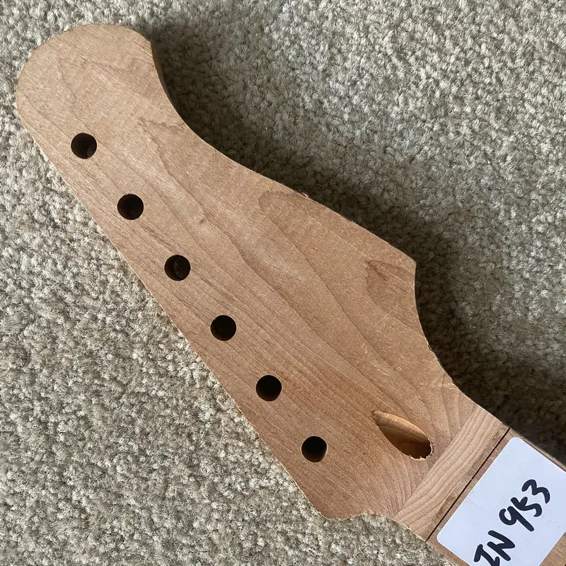 IN953 натуральный жареный клен для 6-струнной грифа электрогитары без ладов