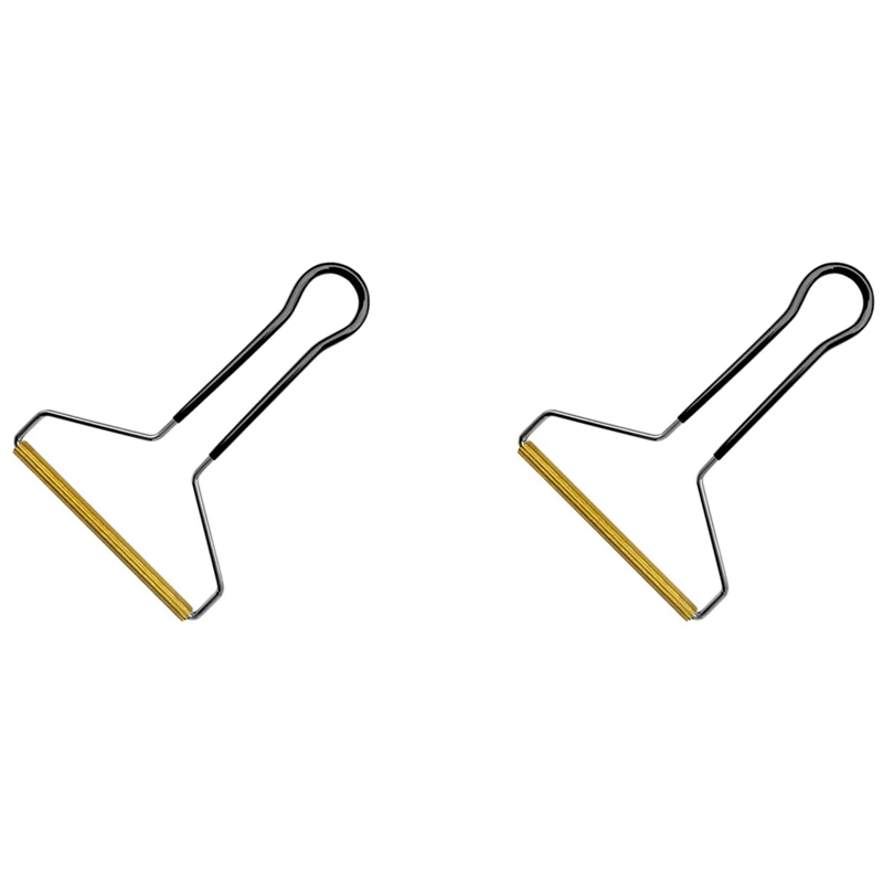 

2 шт., устройство для удаления шерсти с домашних животных, из нержавеющей стали