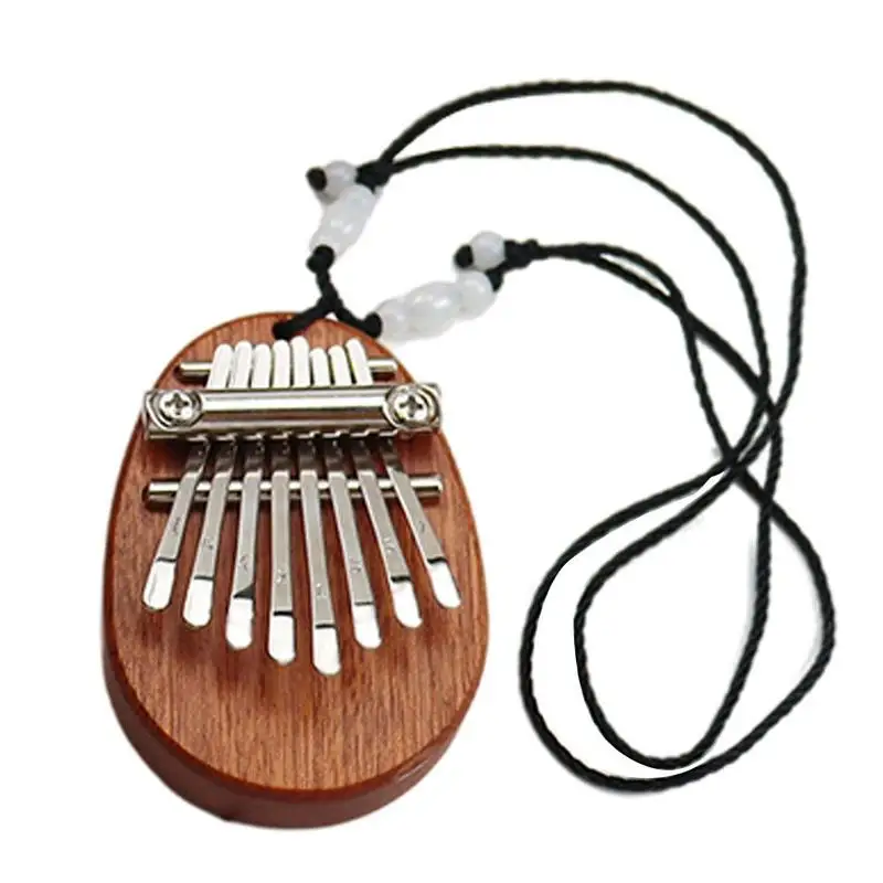 

Мини-пианино Kalimba, 8 клавиш, с ремешком, портативный музыкальный кулон Marimba, подарок, 8 клавиш, клавиатура, музыкальный инструмент