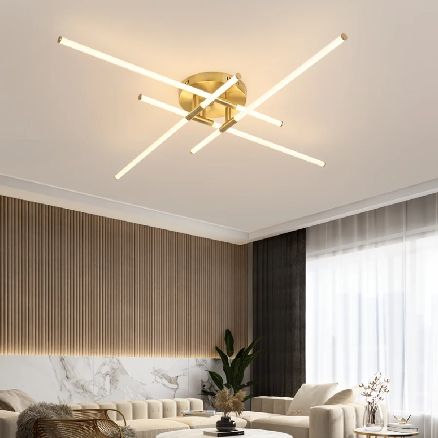 

360 Glow Modern Led Ceiling Lights for Living room Foyer Bedroom Dining Study room Ceiling Lamp Gold Plated 90-260V