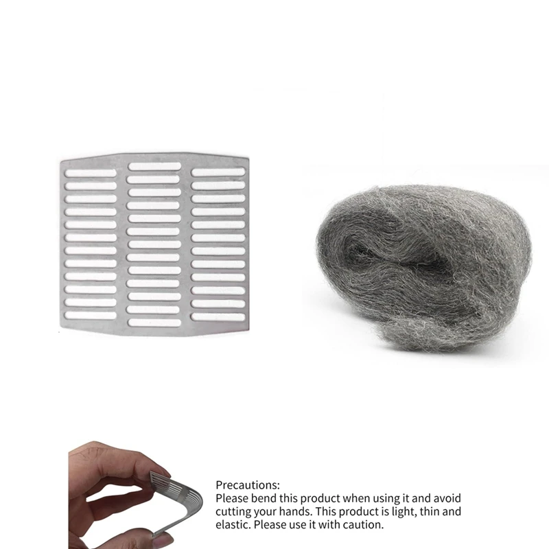 40PCS Stainless Steel Brick Drain Hole Covers For Walls Wool Fill Refractory Bricks To Different Size