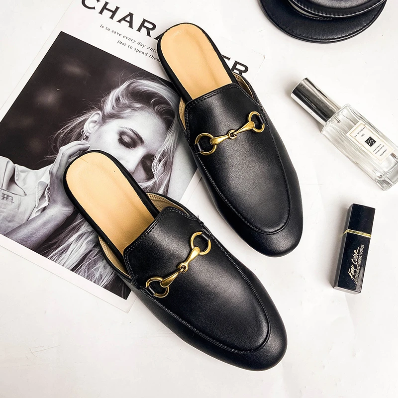 

Baotou Half Slippers Women's Summer Outer Wear Muller Shoes Flat Shoes Lazy Women's Slippers