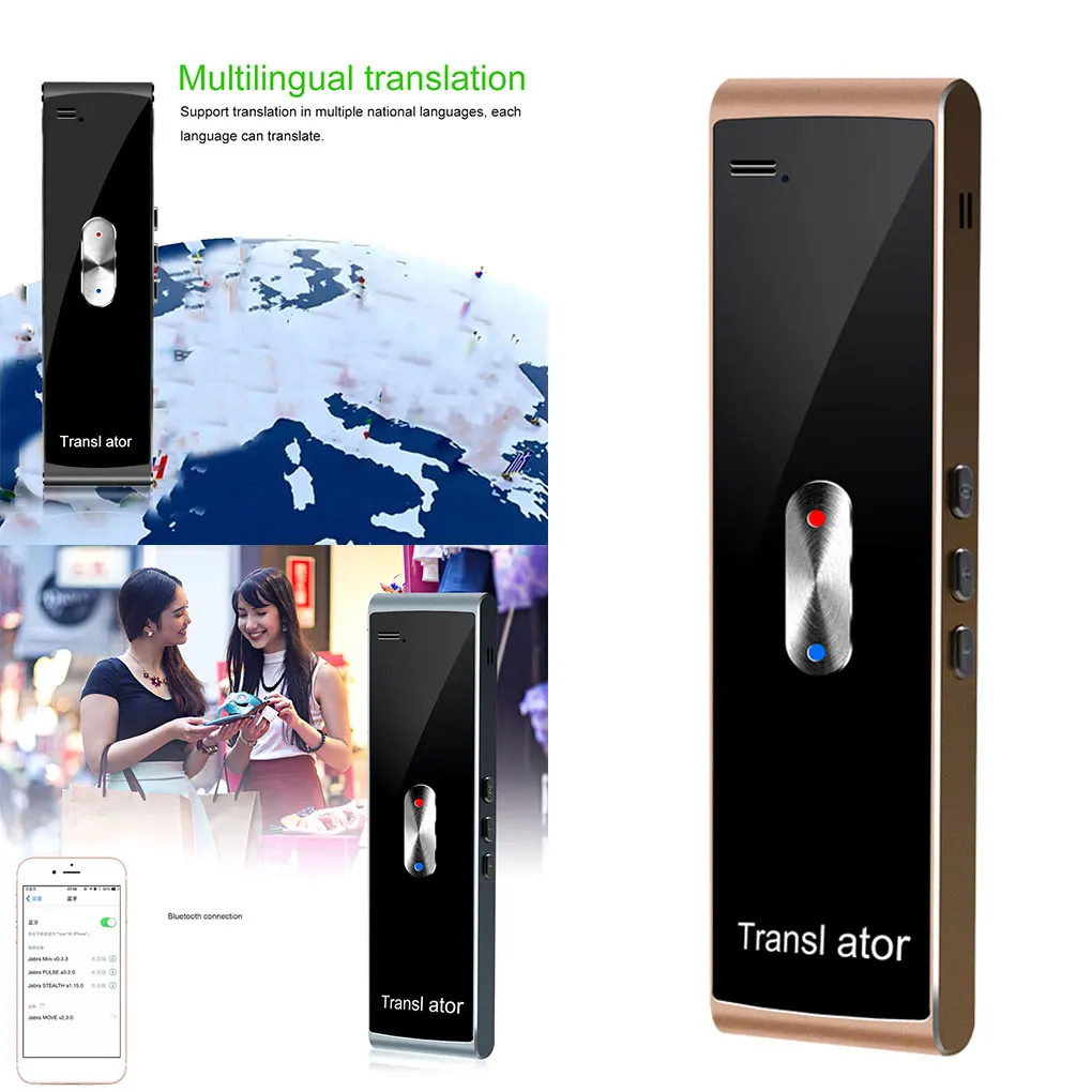 

Portable Smart Voice Translator Upgrade Version for Learning Travel Business Meeting 3 in 1 voice Text Photo Language translator