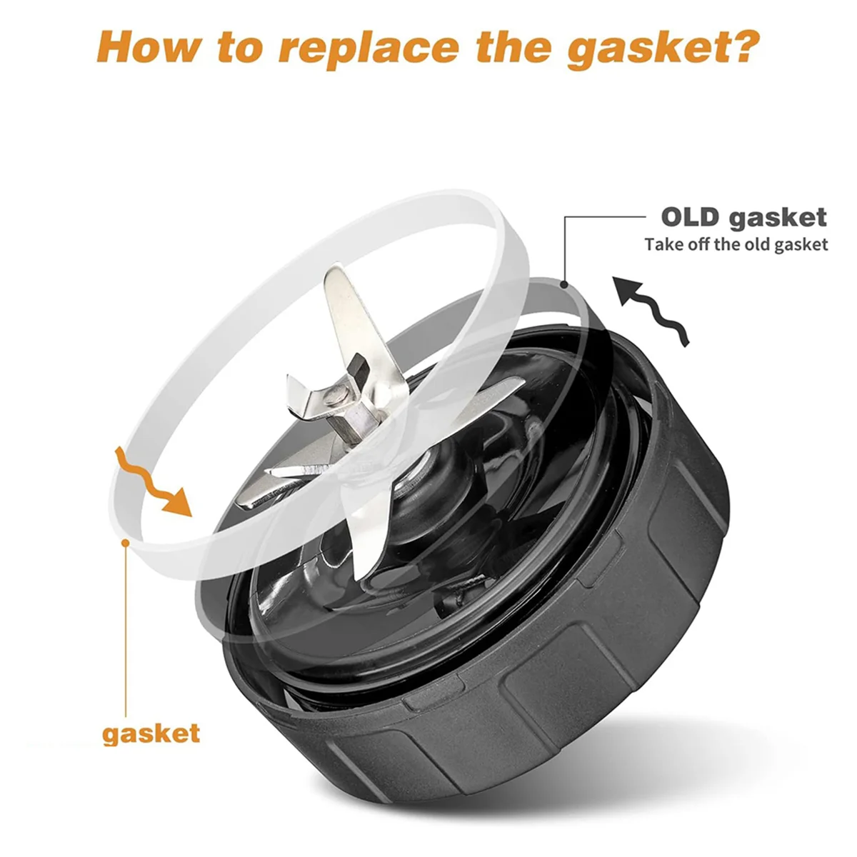 Сменное лезвие блендера 7 плавники для ниндзя запасные части лезвия Ninja SS101 SS351 SS401