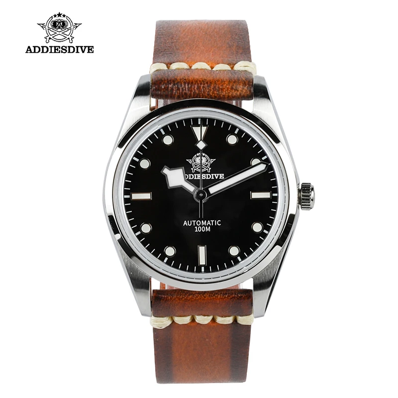 

Addiesdive 39mm Watch For Men Climbing Series NH38 Movement 10Bar Luminous Retro Sport Luxury Automatic Mechanical Watches