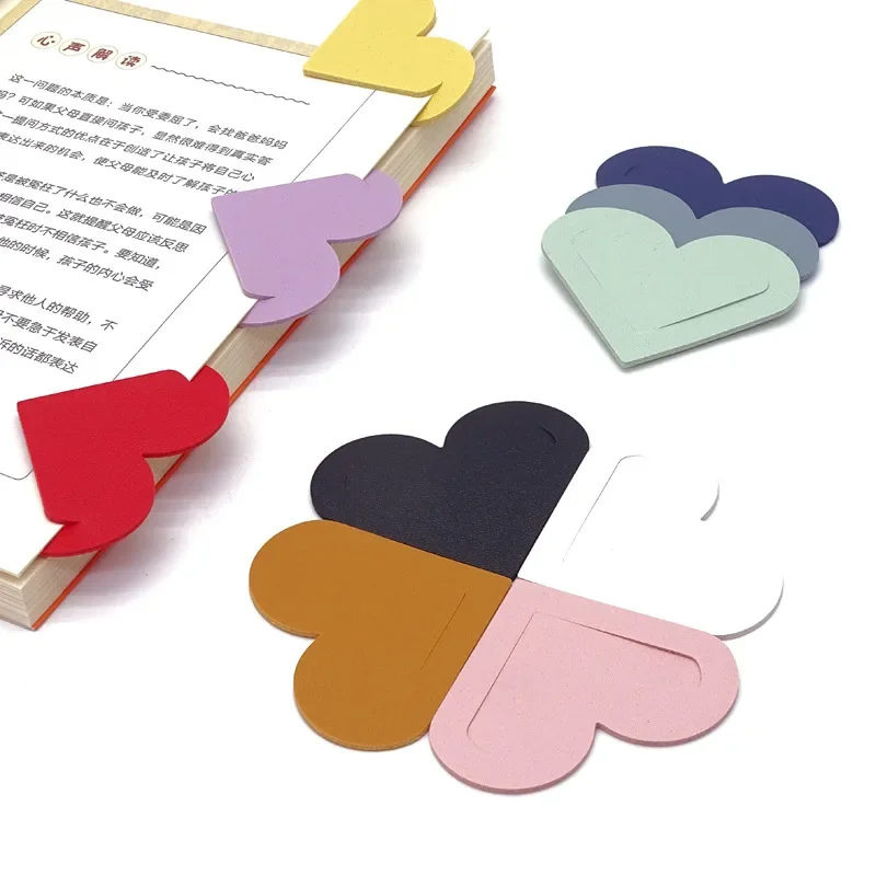 Marque-pages En Cuir Love Coussins Pour Étudiant Porte-livre Classeur Marque-page Créatif Fournitures De Bureau Et Scolaires