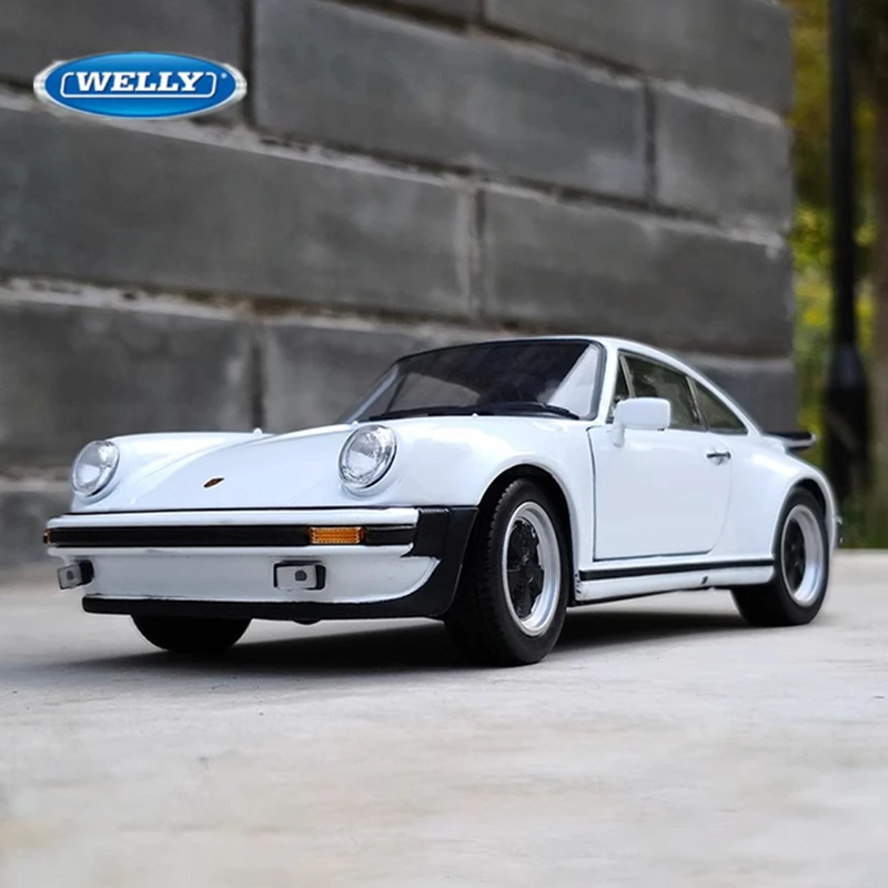 Модель спортивного автомобиля WELLY 1:24 1974 Porsche 911 Turbo 3 0 из сплава модель литая