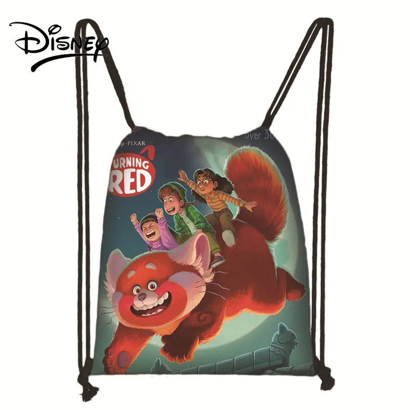 Disney Children's Bagsturning Red Youth Deformation Bundle Bag Sub Girls Bag