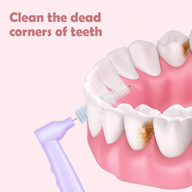 10 шт. межзубная щетка для ортодонтической чистоты между зубами микрощетка