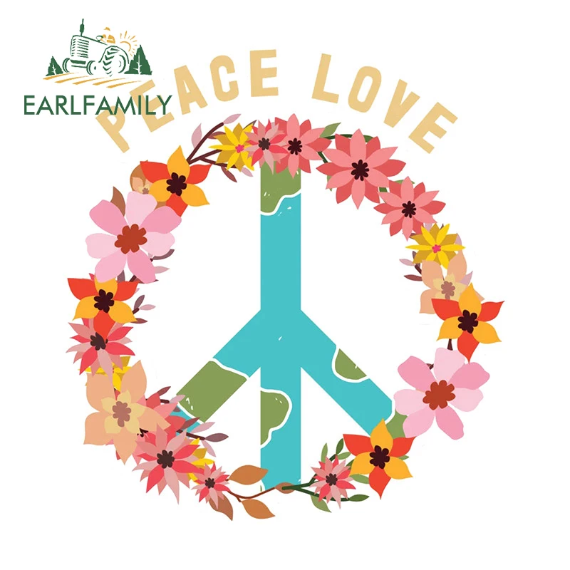 

EARLFAMILY 13 см x 12,1 см для мира, наклейка на автомобиль с надписью Love s, граффити, фотоаксессуары для мотоцикла и автомобиля, наклейка на автомобил...