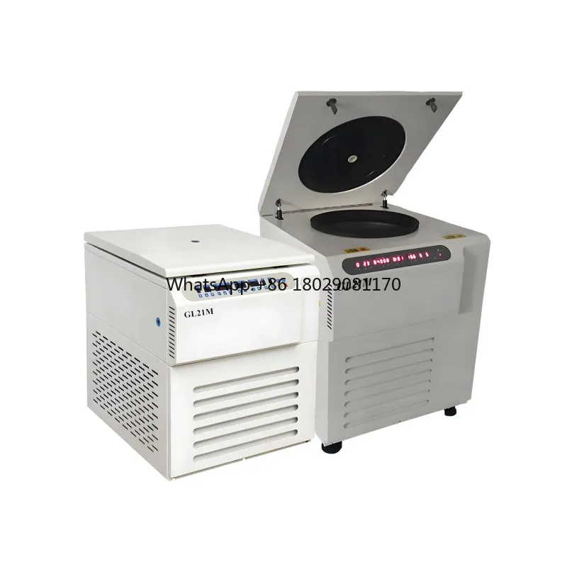 Промышленная непрерывная Центробежная центрифуга с охлаждающим ротором 21000