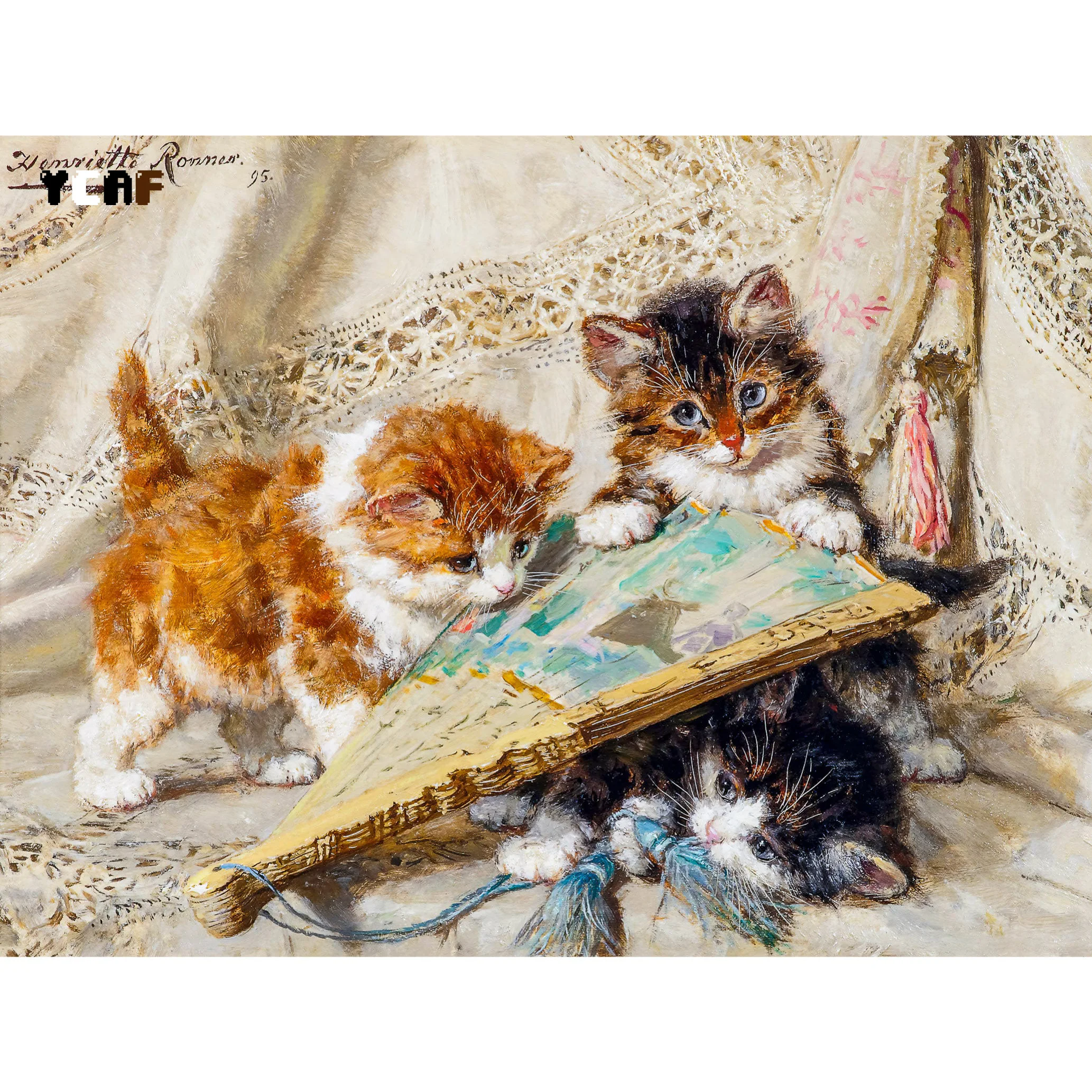 

Настенная картина "Vintage Cat", печать на холсте