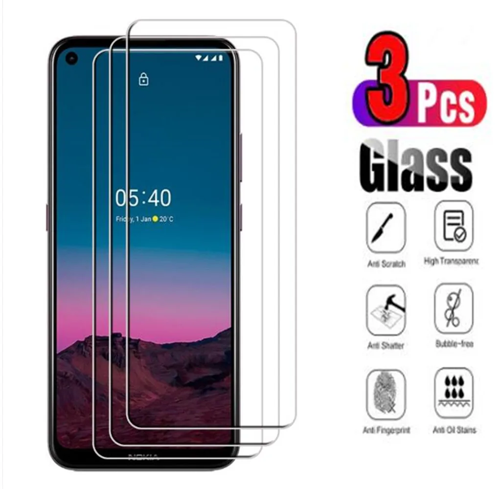 Закаленное стекло высокой четкости для Nokia 5 4 3 1 C1 7 2 6 8 Plus C Защитная пленка экрана
