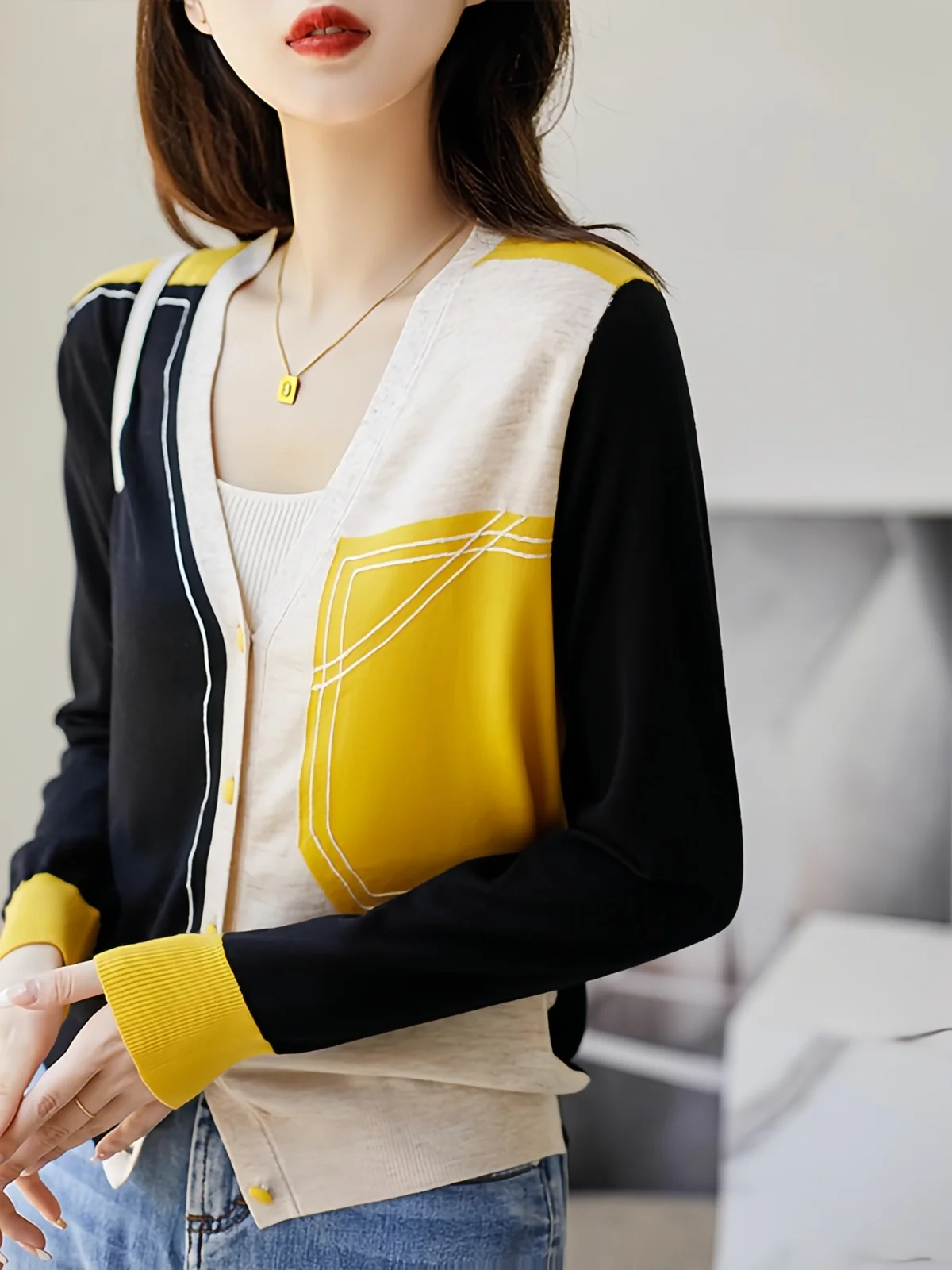 Женский вязаный кардиган из вискозы