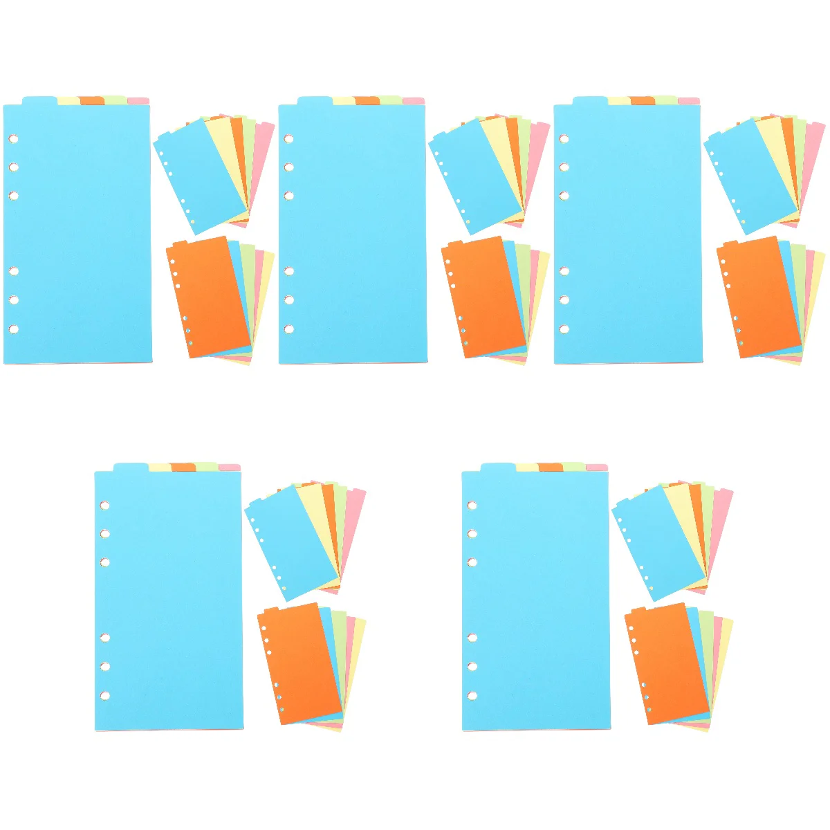 

30 Sets of Durable Refill Paper School Binder Dividers Notebook Paper Dividers Loose-Leaf Refill Paper