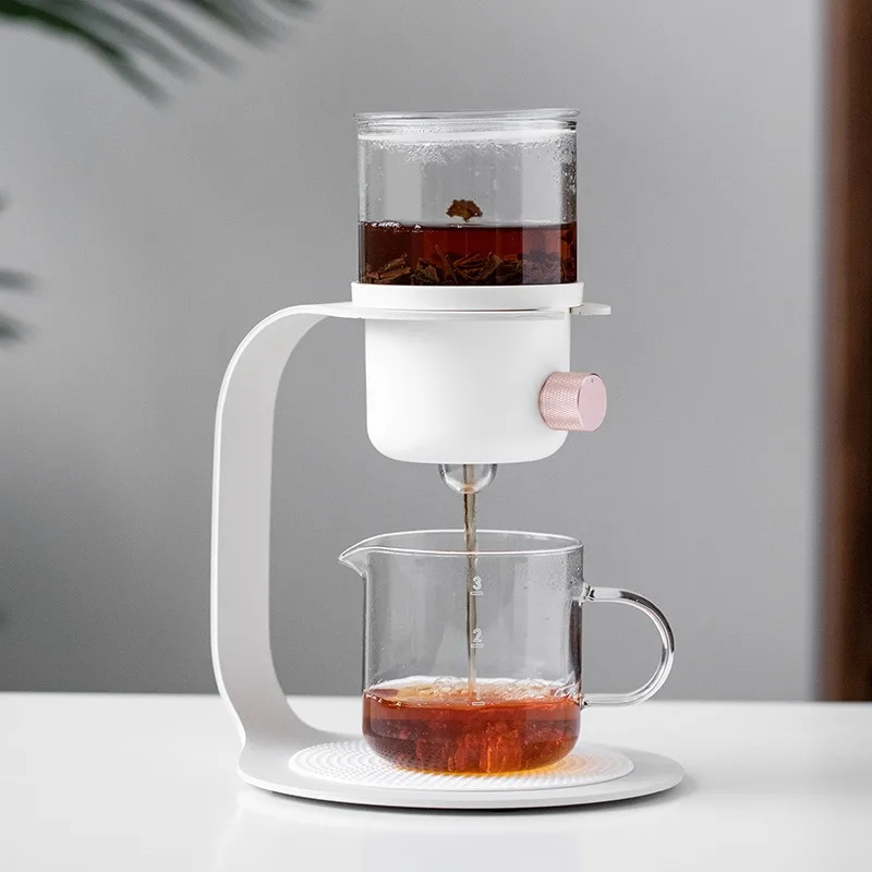 

Tea Maker Teapot Japanese-style Glass Teapot Modern Flower Teapot Drip Filter Freshly Ground Coffee Pot Coffee Utensils
