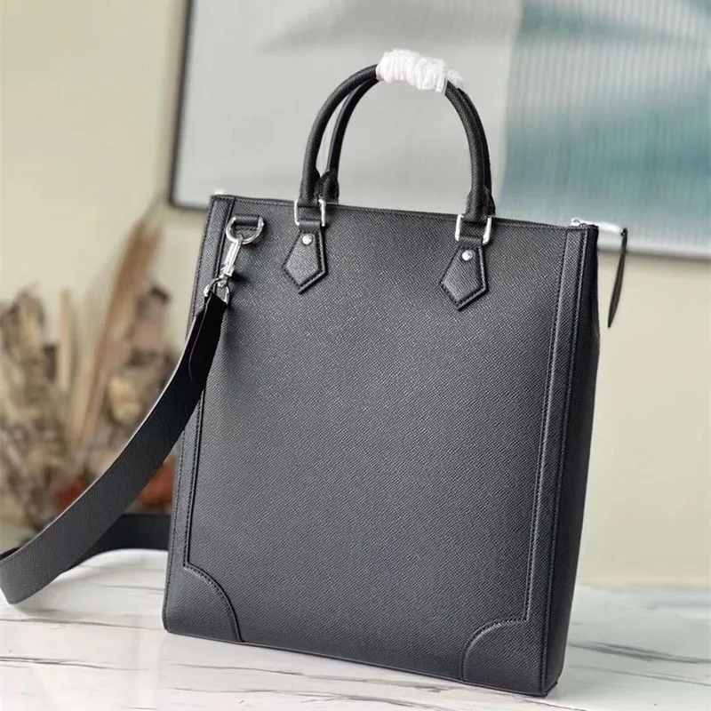 

Men Women's Embossed Genuine Letter Briefcase Crossbody Bag Male Shoulder Bag Luxury Designer Pocket Tote Shopper Handbag Purses