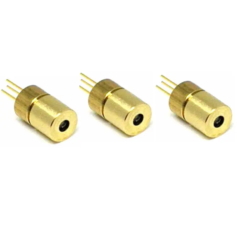 

Красный лазерный диодный модуль датчика 650 нм 5 МВт с миниатюрным латунным корпусом с фокусировочной головкой без драйвера 6*10 мм