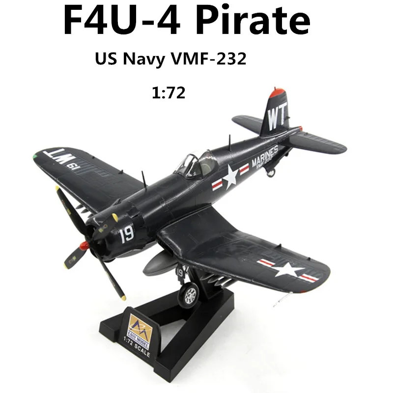 

Модель VMF232 в масштабе 1:72, модель американского флота, блестящего пиратского истребителя морской пехоты, демонстрационная Коллекция игрушек, декоративные подарочные игрушки, фанаты для взрослых