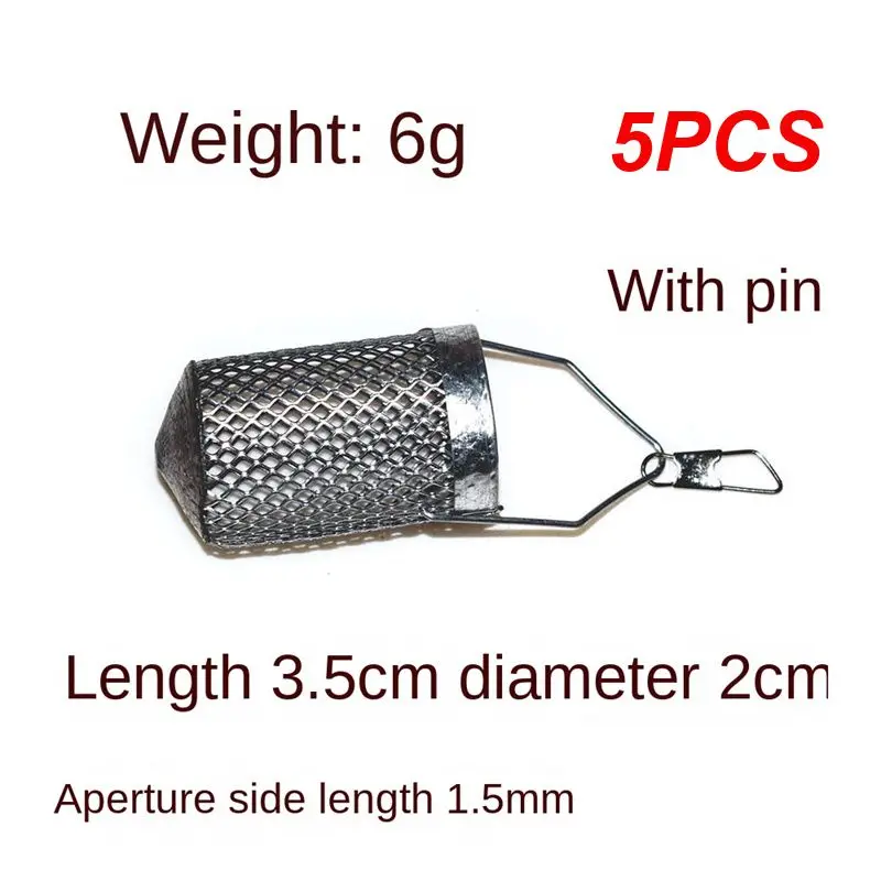 

Fishing Bait Cage Carp Feeder Bait Thrower Stainless Steel Pesca Рыбалка Fishing Trap Basket Lure Cages Fishing Accessories